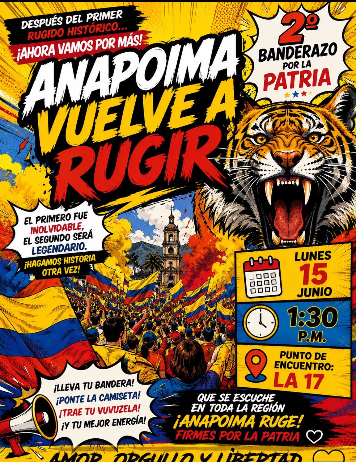 Segundo Banderazo por la Patria - ANAPOIMA